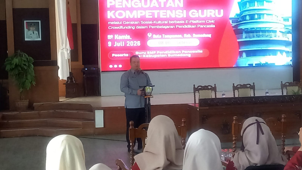 MGMP Pendidikan Pancasila Sumedang Gelar Workshop Penguatan Kompetensi Guru Berbasis E-Platform Civic Crowdfunding