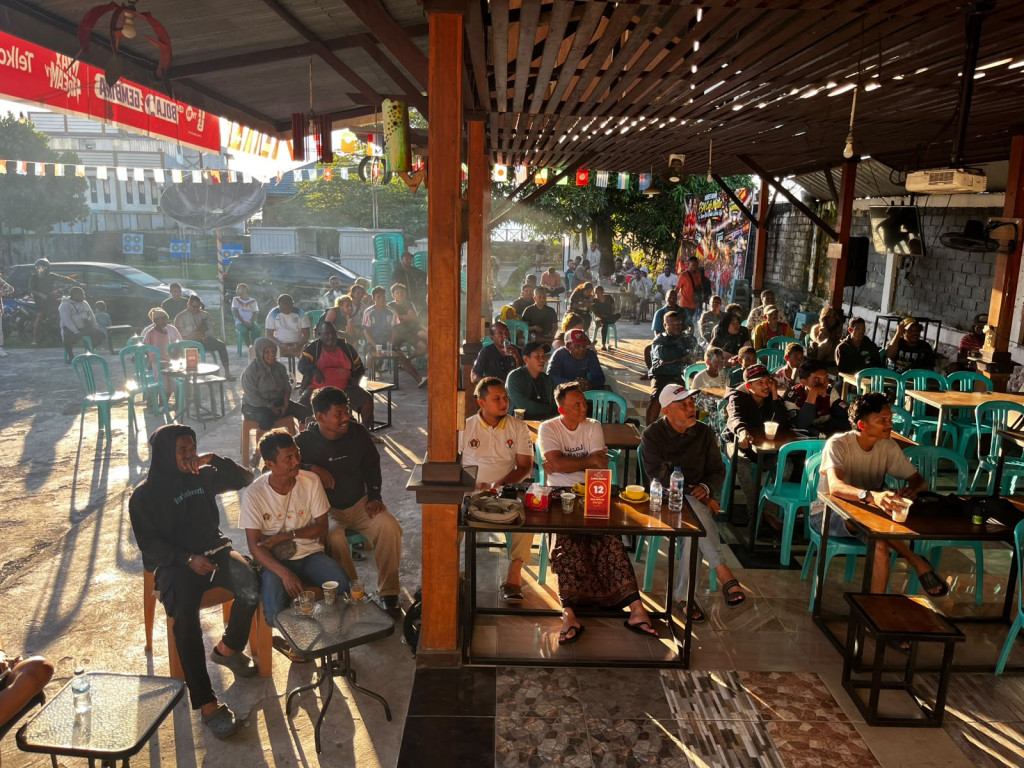 Nobar Piala Dunia 2026, Polda Papua Barat Ajak Wartawan Jaga Kamtibmas
