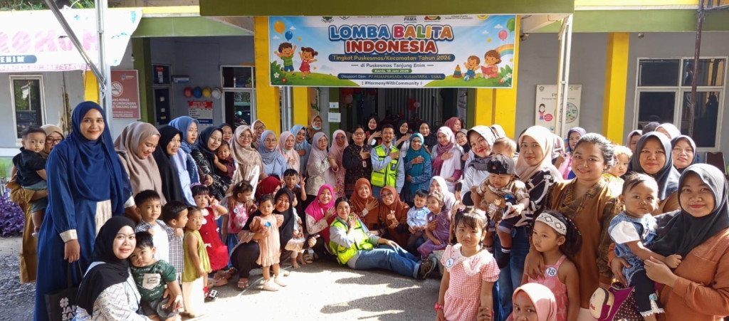 PAMA dan Puskesmas Tanjung Enim Perkuat Pencegahan Stunting Lewat Lomba Balita Sehat