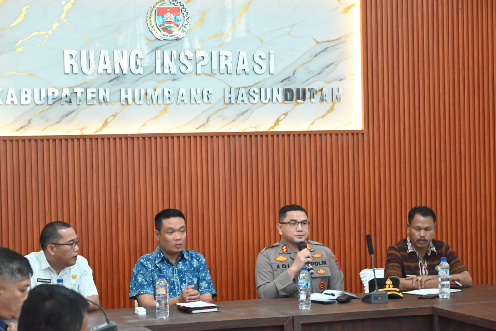 Pemerintah Daerah dan Polres Humbahas Tandatangani NPHD Pilkades Serentak
