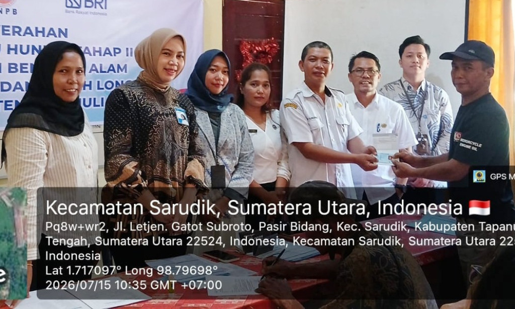 Pemkab Tapteng Salurkan DTH bagi Korban Bencana di Kecamatan Sarudik