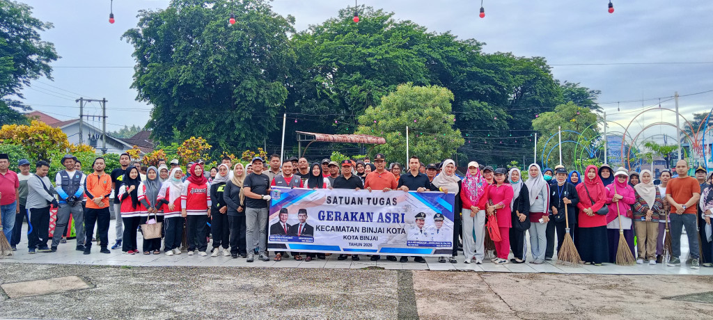 Pemko Binjai Kembali Gelar Gerakan ASRI di Lima Kecamatan