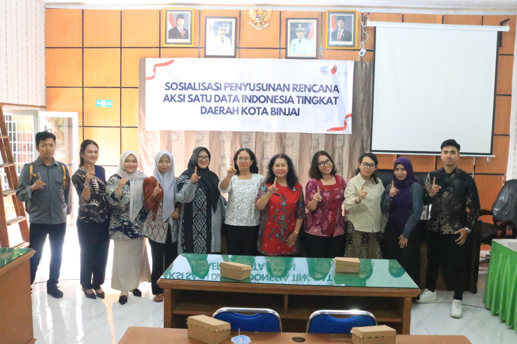 Pemko Binjai Perkuat Tata Kelola Data melalui Sosialisasi Penyusunan Rencana Aksi Satu Data Indonesia