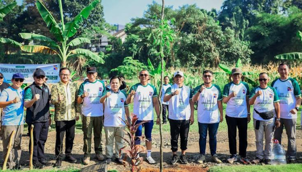 Peringati Hari Lingkungan Hidup Sedunia, PLN UP3 Bogor dan KPP Bogor Raya Tanam Pohon Bersama.