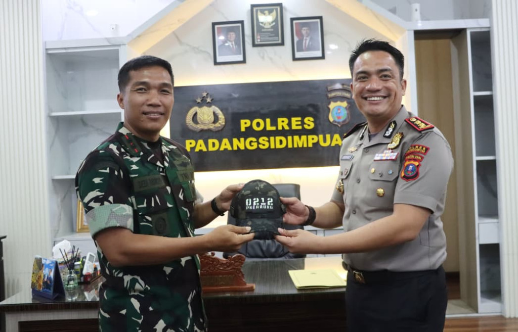 Perkuat Sinergitas, Dandim 0212/TS Sambangi Kapolres Padangsidimpuan