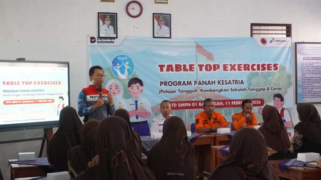 Pertamina Patra Niaga Bangun Budaya Sadar Bencana di Lingkungan Pendidikan Melalui PANAH KESATRIA