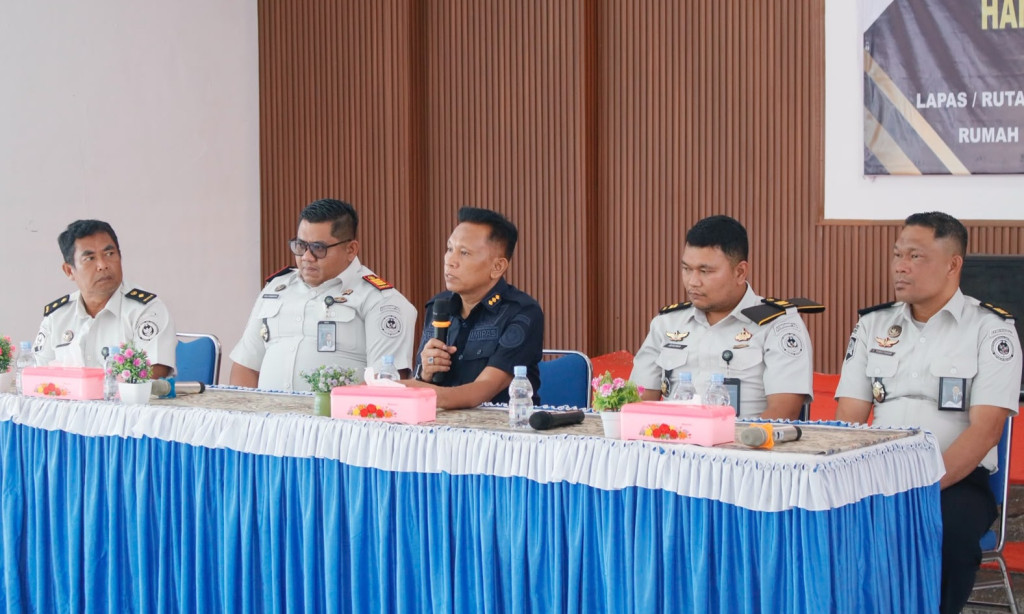 Plh Kakanwil Ditjenpas Sumut Kunker ke Rutan Sidikalang, Beri Penguatan Integritas