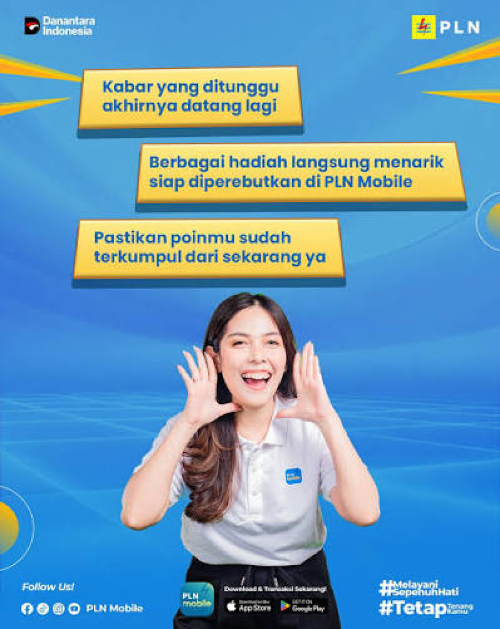 PLN Mobile Bagi-Bagi Hadiah Langsung, Penukaran Poin Dibuka Tiap Tanggal Kembar