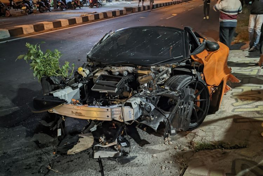 Polisi Ungkap Hasil Tes Urine Andra ST Usai Kecelakaan McLaren 720S di Sukoharjo