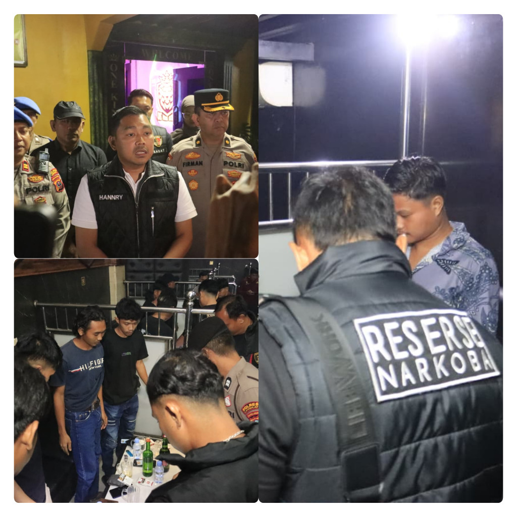 Polres Langkat Gelar KRYD, Razia Tempat Hiburan Malam di Batang Serangan, Satu Pengunjung Positif Narkotika