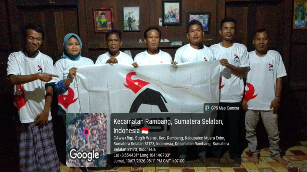 PSI Muara Enim Klaim 80 Persen DPRt Terbentuk, Target Rampung Akhir Juli