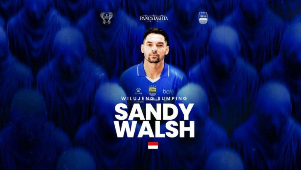 Resmi Berseragam Persib, Sandy Walsh Ungkap Alasan Memakai Nomor Punggung 6