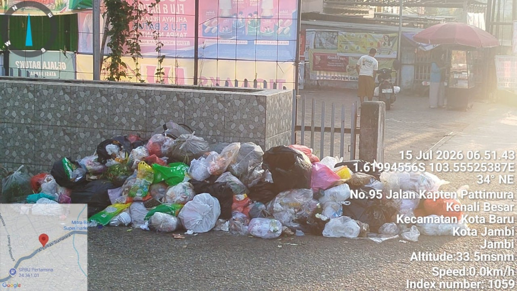 Sampah Masih Menumpuk Setiap Pagi di Beberapa Titik, Apakah Warga Kota Jambi Sudah Bahagia ?