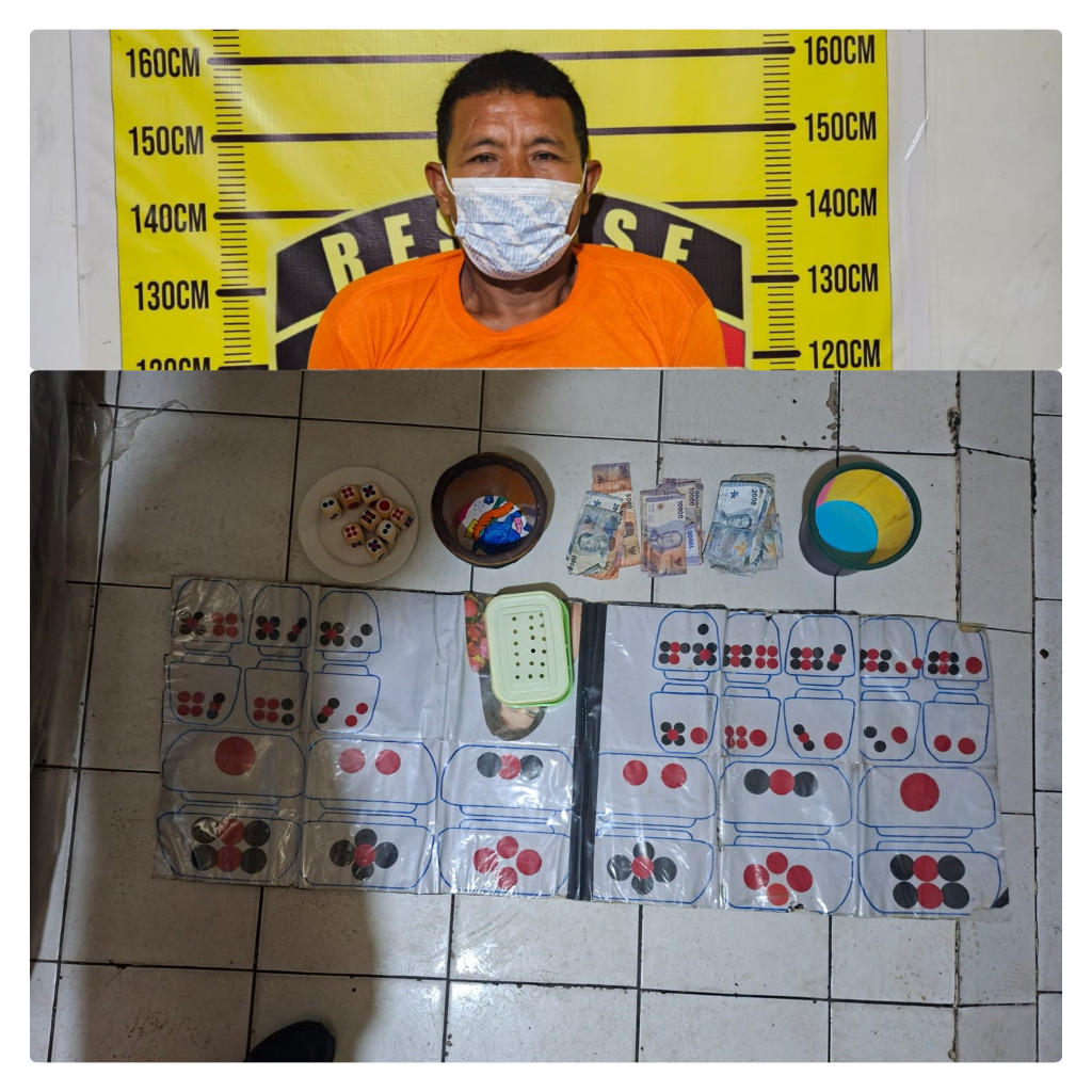 Satreskrim Polres Binjai, Tangkap Bandar Judi Dadu Di Kecamatan Selesai