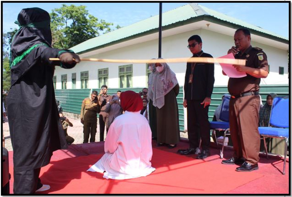 Sejoli di Banda Aceh Dicambuk 21 Kali usai Bercumbu Saat Live TikTok