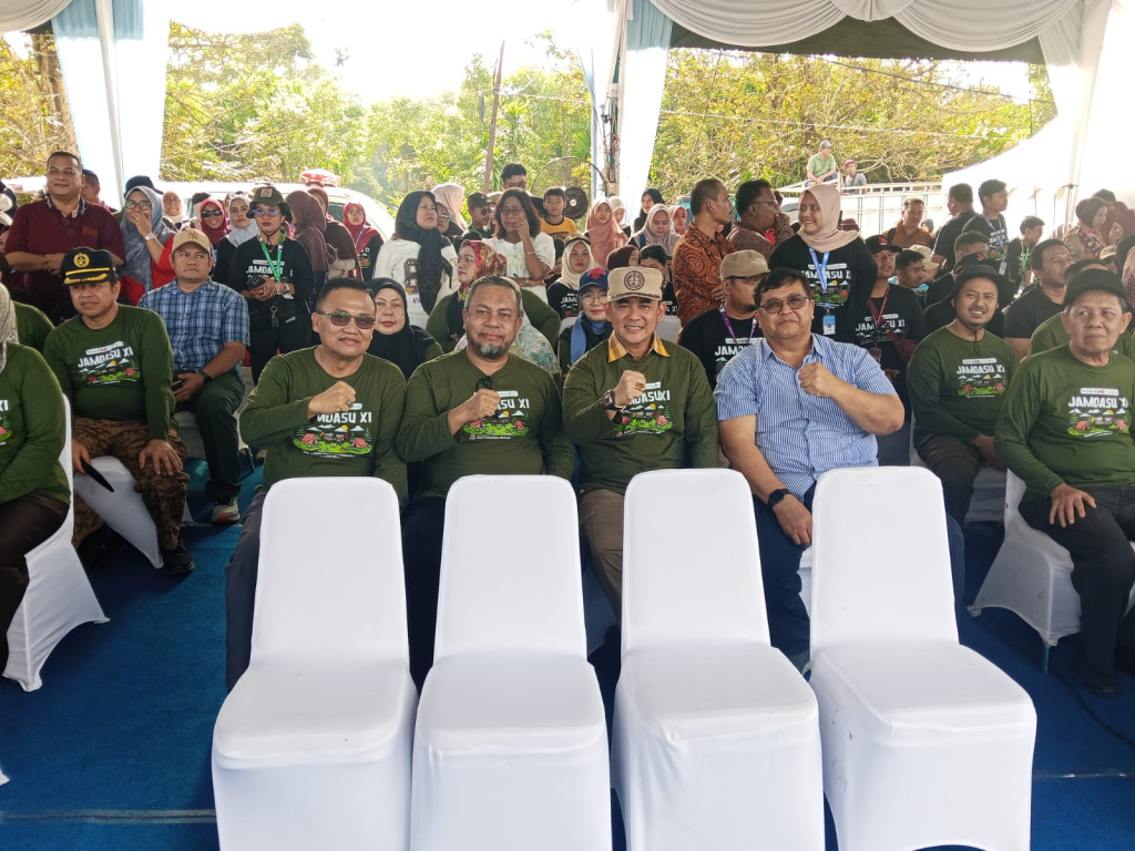 Sekda Binjai Hadiri Kemah Bersama Ketua Majelis Pembimbing Gerakan Pramuka Sumatera Utara Tahun 2026
