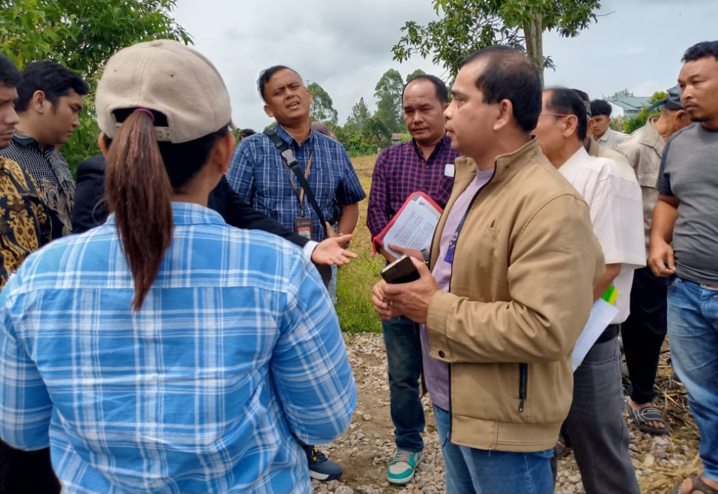 Sengketa Tanah di Komplek Sentrum, PN Sidikalang Gelar Sidang Lapangan