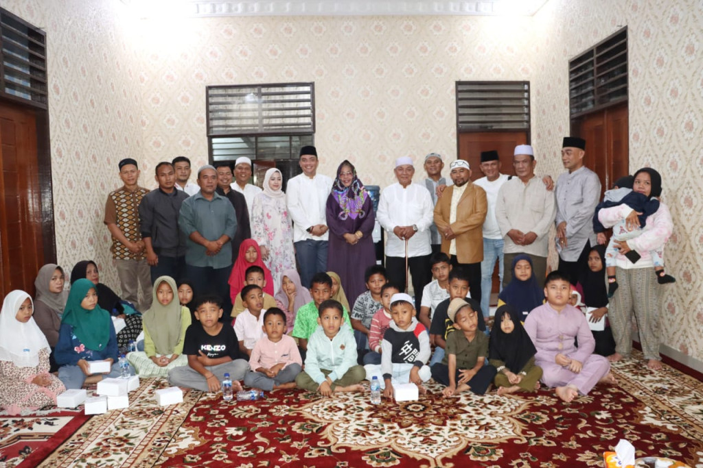 Syukuri Rumah Dinas Baru, Kapolres Padangsidimpuan Santuni Anak Yatim
