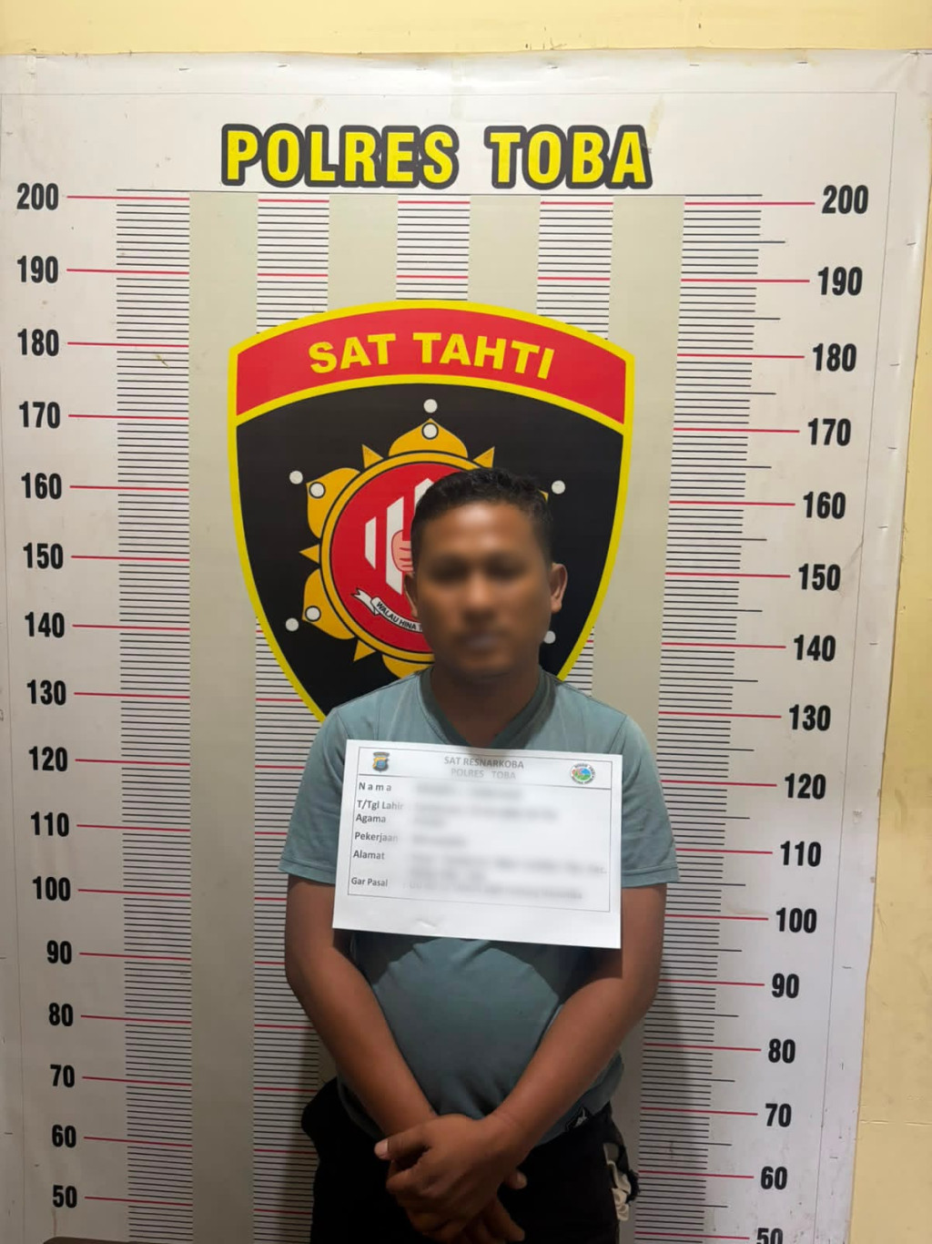 Tim Drugs Wolf Satres Narkoba Polres Toba Tangkap Pria Dengan Modus "Peta"