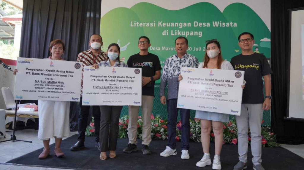 Digitalisasi DSP Likupang Sulawesi Utara,BRI Kucurkan Rp 14 Miliar KUR ke Pelaku UMKM