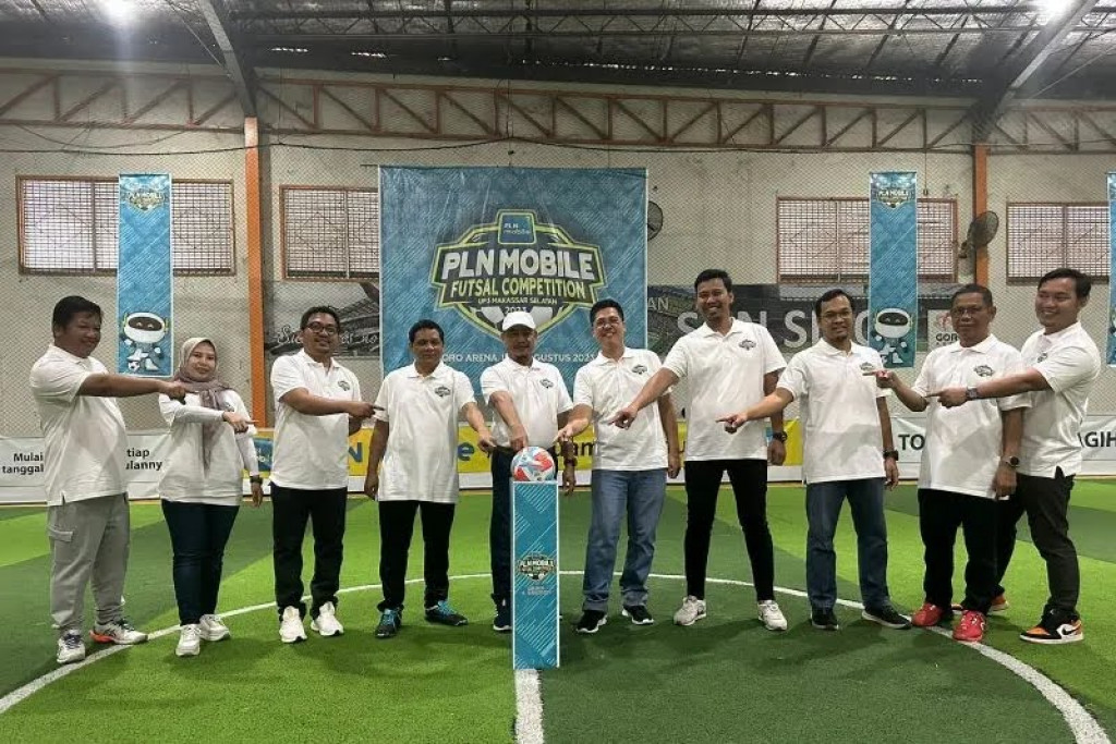 Lewat Kompetisi Futsal, PLN UP3 Makassar Kampanyekan PLN Mobile