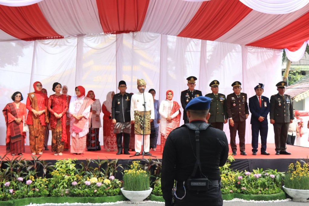 Pemko Binjai Gelar Upacara Peringatan HUT Ke-80 RI