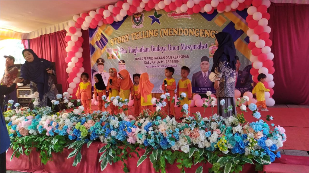Tiga Hari Story Telling Muara Enim Catat 300 Peserta, Semarak Literasi Anak Berakhir Sukses