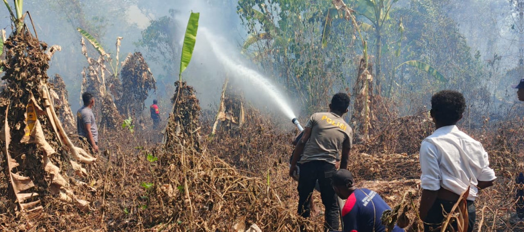 2 Titik Karhutla di Manokwari Selatan Dipadamkan, Polisi Imbau Warga Stop Bakar Lahan