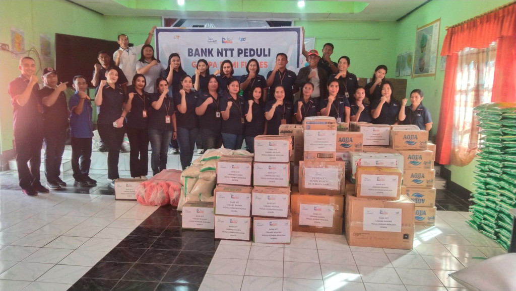 Bank NTT Turun Tangan, Bantuan untuk Korban Gempa Ngada Dipusatkan di Posko BPBD