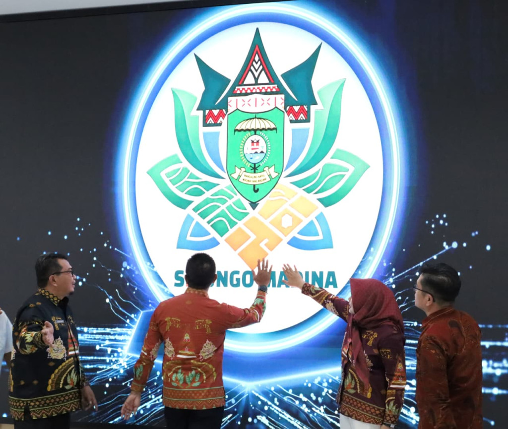 Bupati dan Wakil Bupati Madina Launching "SIBUNGO", Sistem PBB Online Berbasis Geospasial