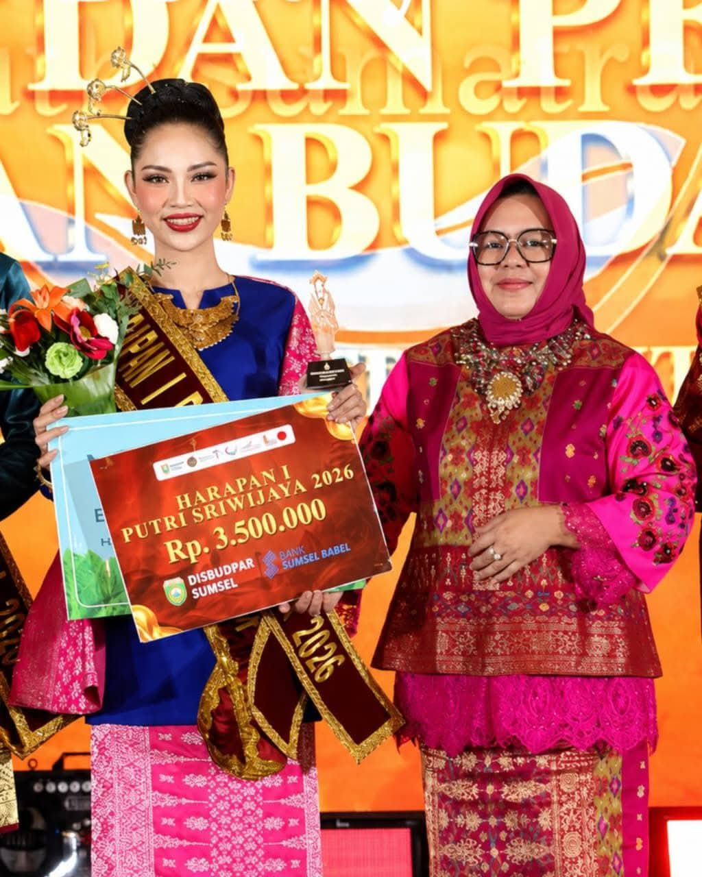 Gadis Muara Enim Raih Harapan I Putri Sriwijaya 2026