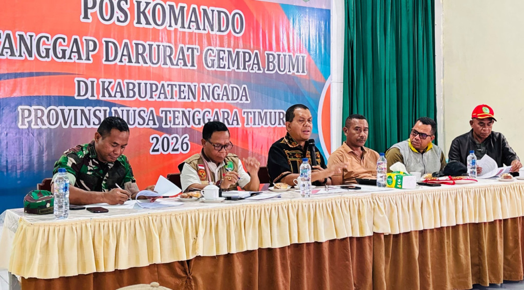 Gubernur NTT Pimpin Rakor Tanggap Darurat di Bajawa, Penanganan Gempa Ngada Dikebut