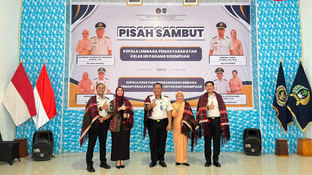 Herizal Yusuf Resmi Pimpin Lapas Padangsidimpuan , Bawa Semangat Baru dan Perkuat Integritas Jajaran