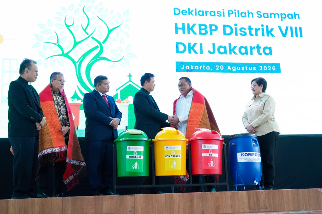 HKBP Distrik VIII DKI Jakarta Deklarasikan Gerakan Pilah Sampah dari Sumber