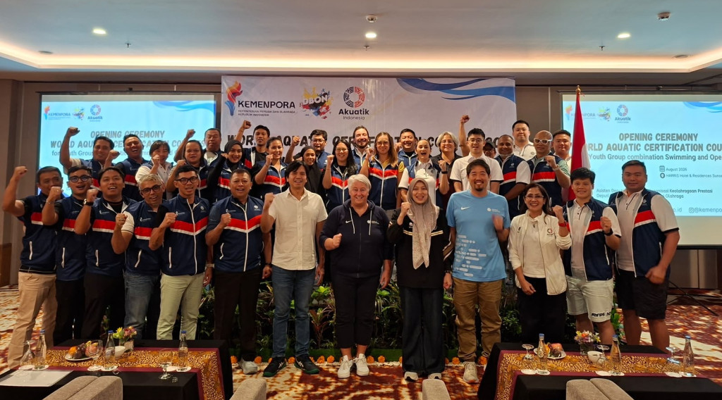 Indonesia Jadi Tuan Rumah Sertifikasi Pelatih World Aquatics, Kemenpora Dorong SDM Olahraga Berstandar Internasional
