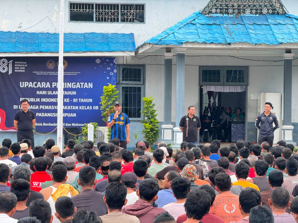 Kalapas Padangsidimpuan Ajak Warga Binaan Jaga Kamtib dan Jauhi Narkoba Serta Handphone