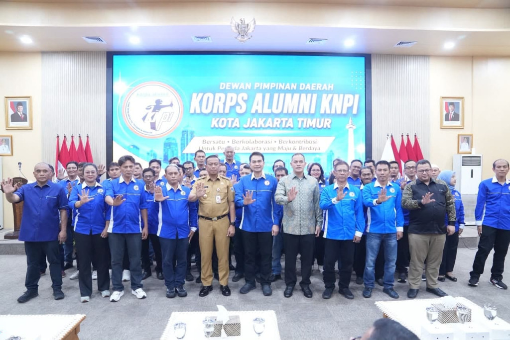 Korps Alumni KNPI Jakarta Timur Periode 2026-2029 Dilantik, Munjirin Ajak Perkuat Pembinaan Generasi Muda