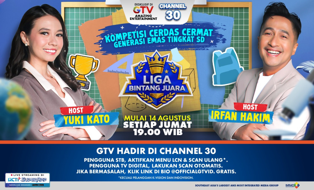 Liga Bintang Juara Segera Tayang di GTV, Babak Utama Dimulai 14 Agustus 2026