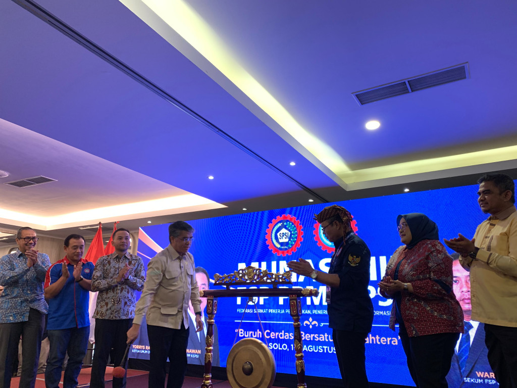 Munas VIII FSP PPMI SPSI Resmi Dibuka Menteri Ketenagakerjaan, Bahas Penguatan Perlindungan Pekerja