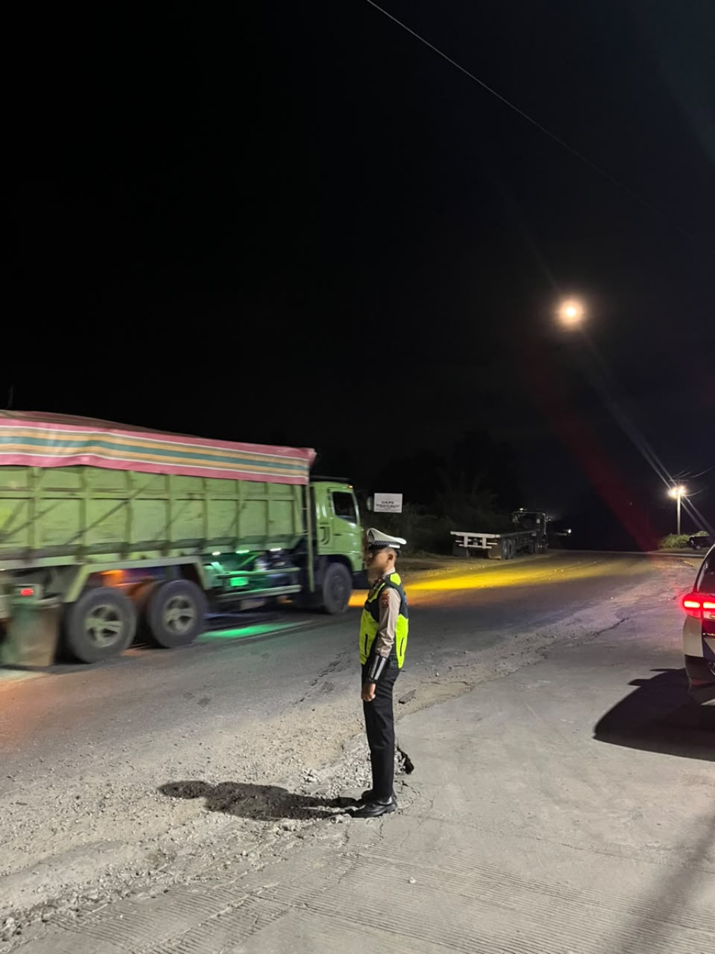 Patroli Blue Light Malam Minggu Jaga Situasi Kamtibmas di Kabupaten Toba Tetap Kondusif