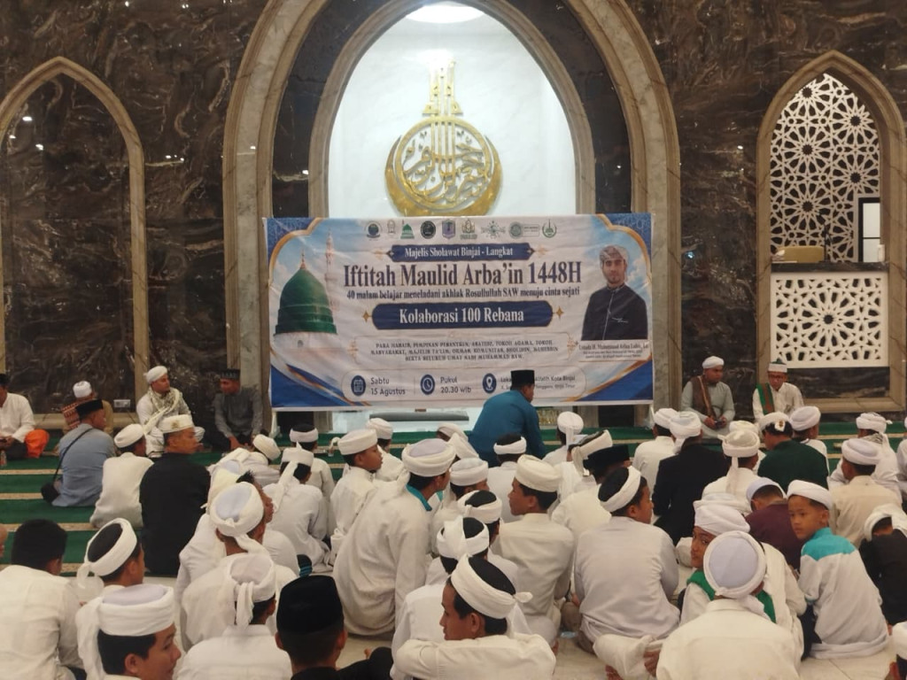 Pembukaan Iftitah Maulid Arba'in 1448 H, Pemko Binjai Dukung Syiar Selawat Selama 40 Hari