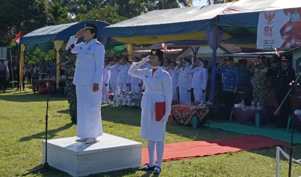 Pemerintah Kecamatan Sorkam Barat Gelar Upacara Peringatan HUT ke-81 Kemerdekaan Republik Indonesia