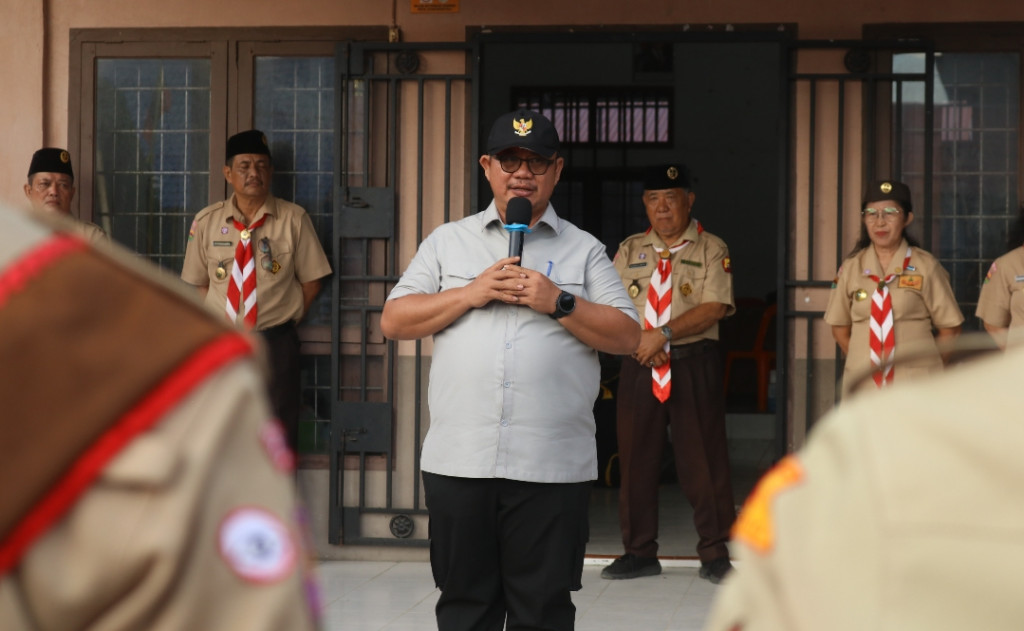 Pesan Wali Kota Gunungsitoli saat Lepas Kontingen Pramuka ke Jamnas XII: Jaga Nama Baik Daerah