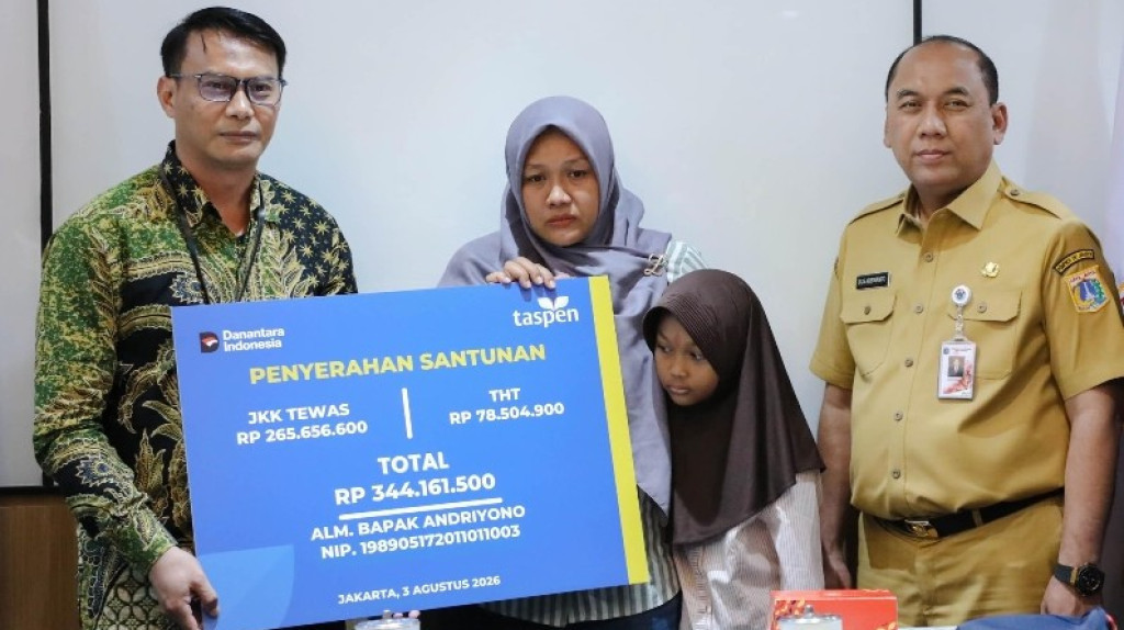 Petugas Damkar DKI Gugur Saat Bertugas, Keluarga Almarhum Terima Santunan Rp344 Juta