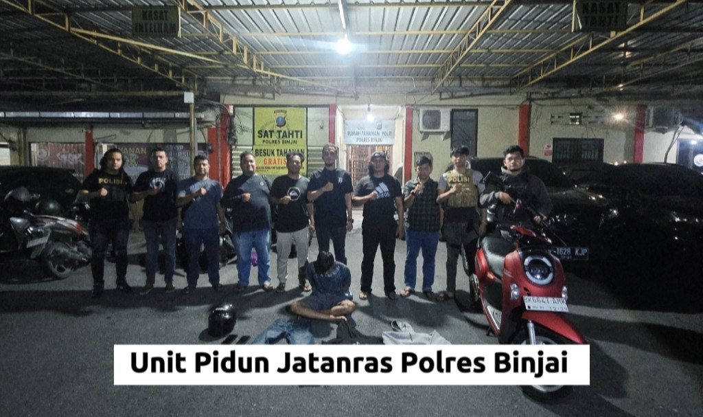 Polres Binjai Gelar Press Release, Ungkap Pelaku Curas yang Akui Beraksi di 13 TKP