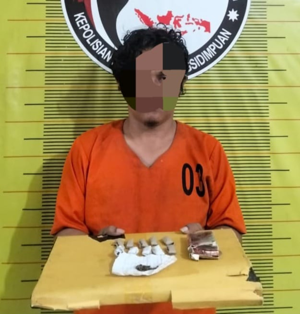 Polres Padangsidimpuan Amankan Pria Diduga Edarkan  Ganja