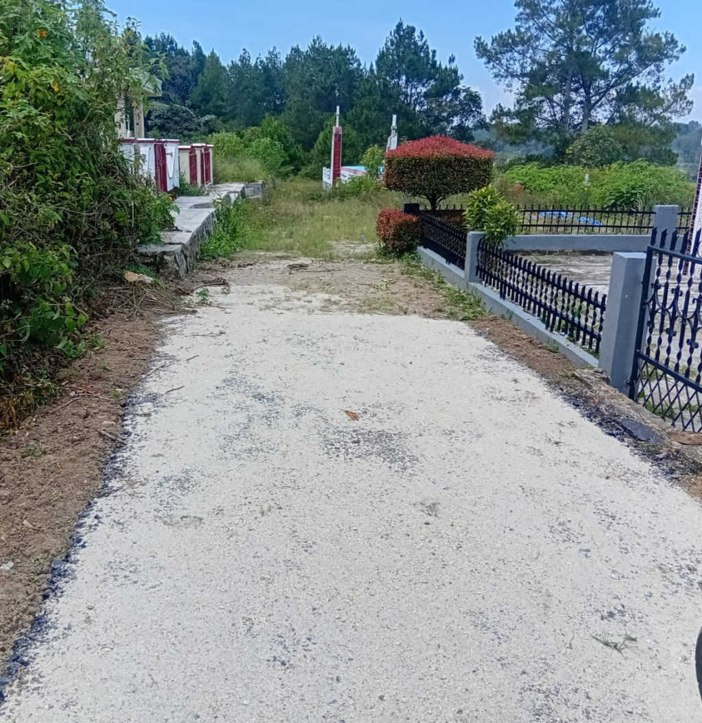 Proyek Pegaspalan Jalan di Pagaran Taput Menuju Pemakaman Umum, Sumber Dana APBD Dinilai Kurang Tepat Sasaran