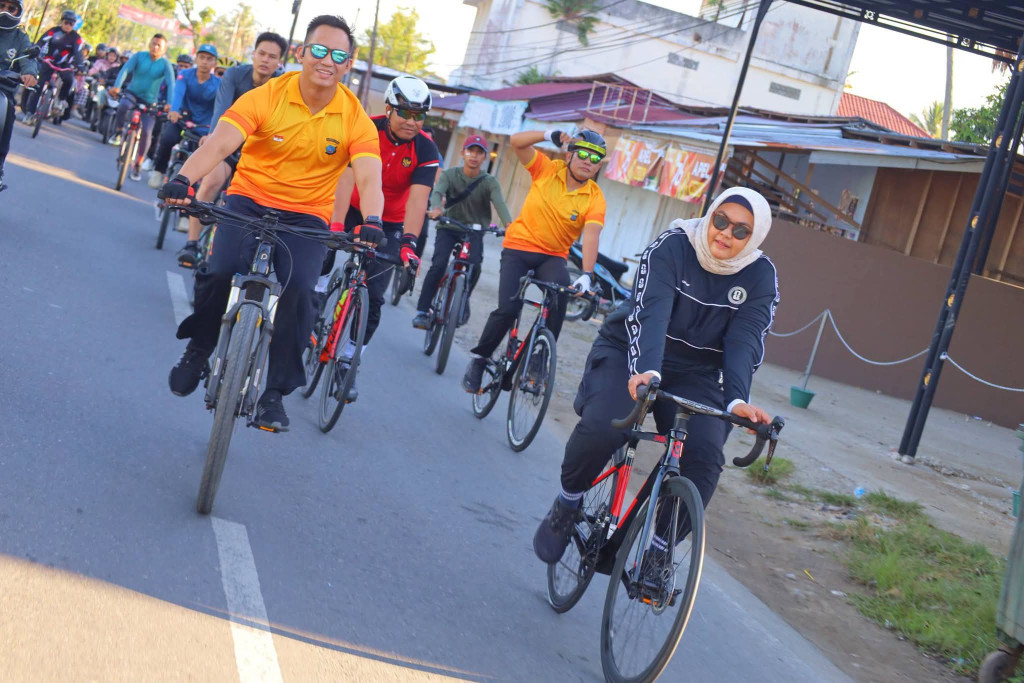 Ratusan Peserta Meriahkan Fun Bike Pemkab Madina