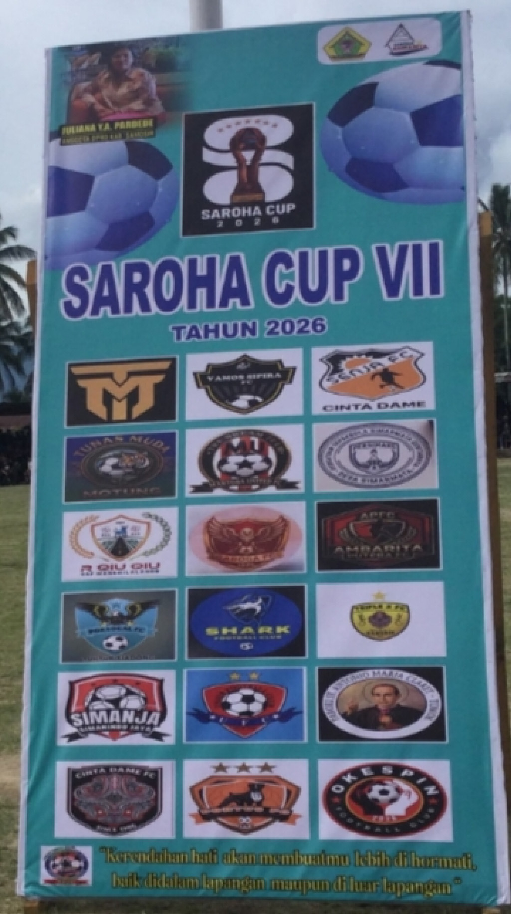 Saroha Cup VII Bergulir Kembali, Juliana Pardede Salah Satu Sponsor Utama Turnamen