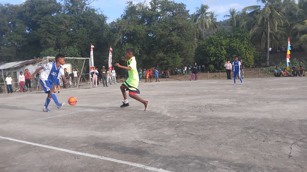 SDK Cawalo Pesta Gol, Gilas SDN Kujuwongga 11-3 pada Laga Pembuka Wairere Cup IV